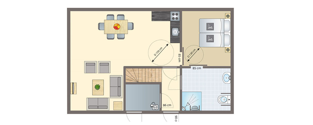 Toegankelijk vakantiehuis of accommodatie Land van Bartje Toegankelijk vakantiehuis of accommodatie Land van Bartje