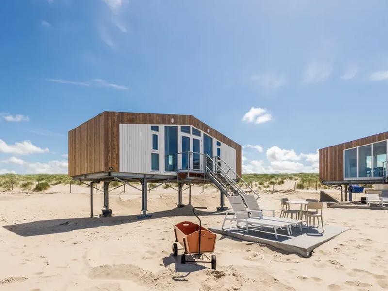 Foto van Strandhuisjes Zeezigt