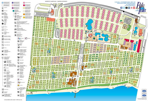 Plattegrond van Bella Italia