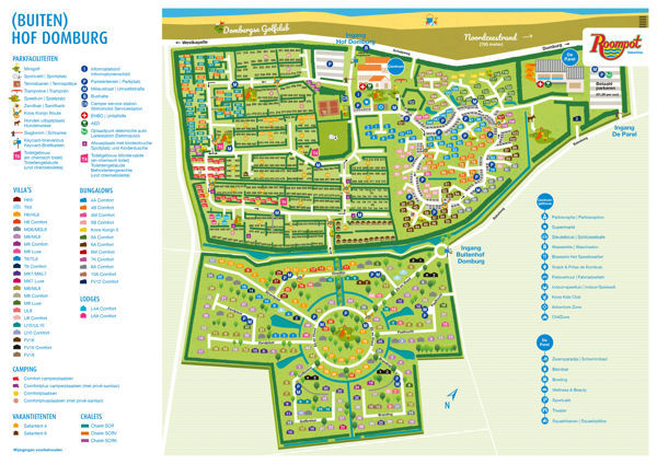 Plattegrond van Buitenhof Domburg