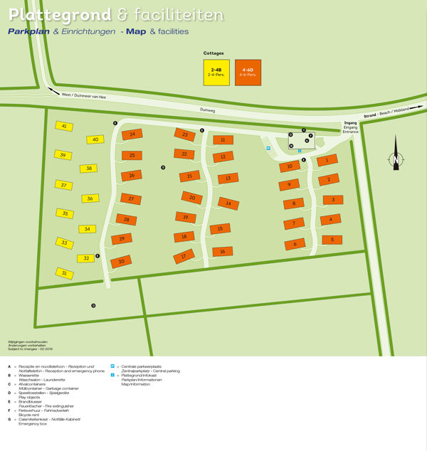 Plattegrond van Landal Schuttersbos