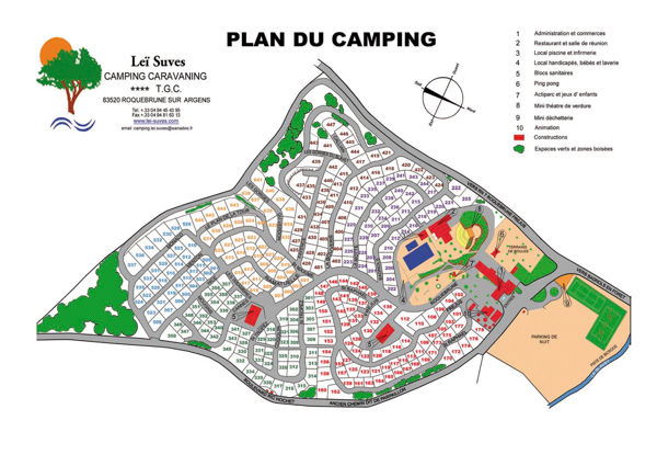 Plattegrond van Leï Suves