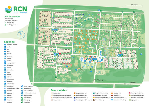 Plattegrond van RCN de Jagerstee